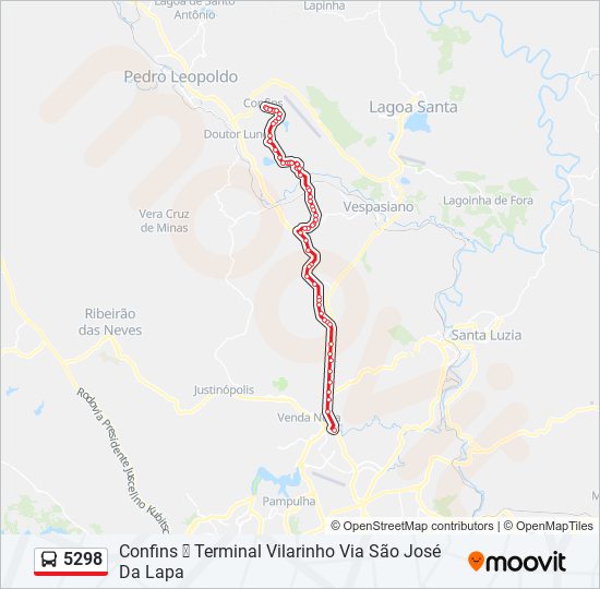 5298 bus Line Map