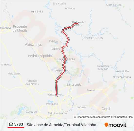 5783 Bus Line Map