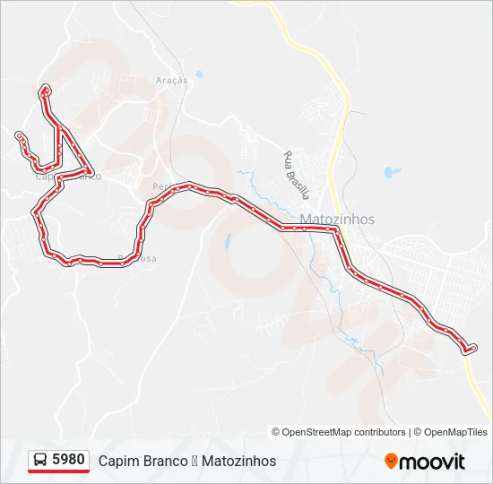 5980 Bus Line Map