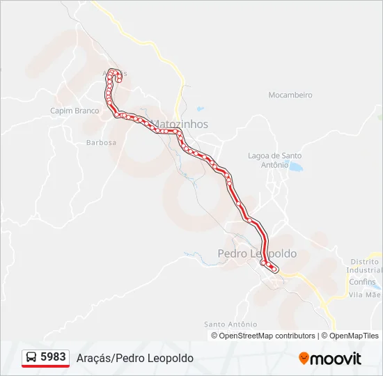 5983 Bus Line Map
