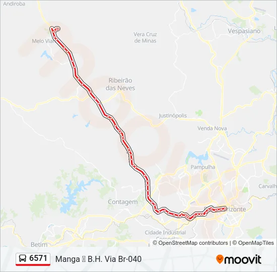6571 Bus Line Map