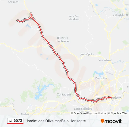 6572 Bus Line Map