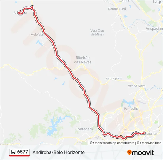 6577 Bus Line Map