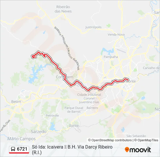 6721 Bus Line Map