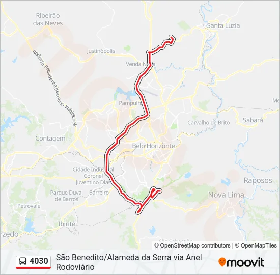 4030 Bus Line Map