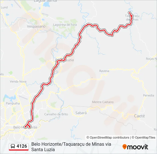 4126 Bus Line Map