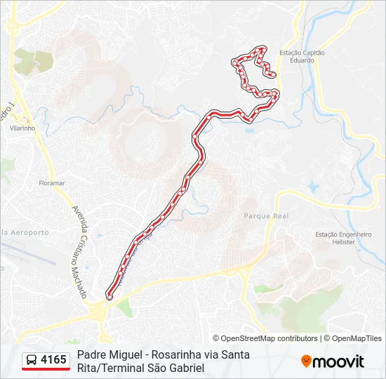 4165 Bus Line Map