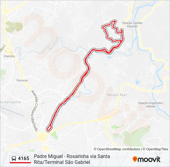 4165 Bus Line Map