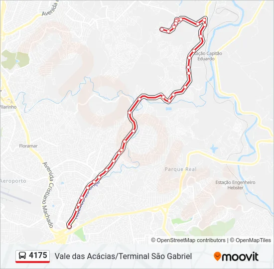 4175 Bus Line Map
