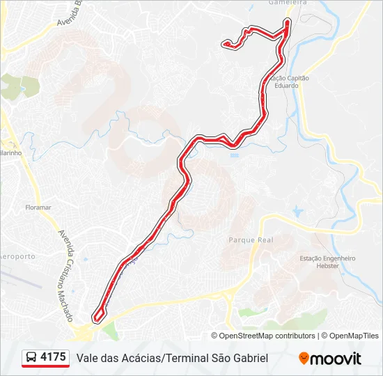 4175 Bus Line Map