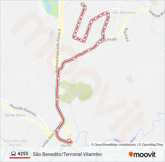 4255 Bus Line Map