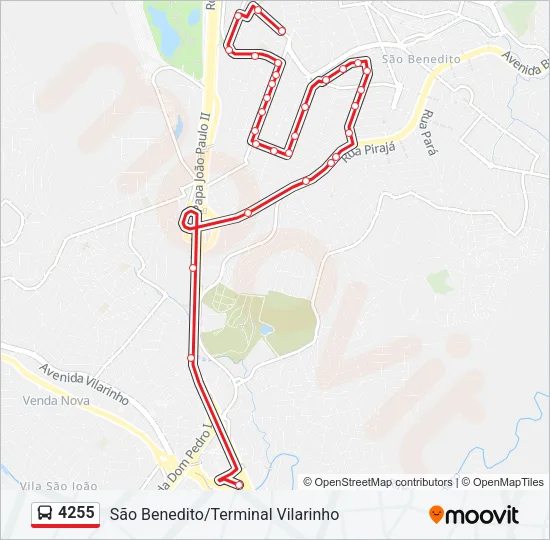 4255 Bus Line Map