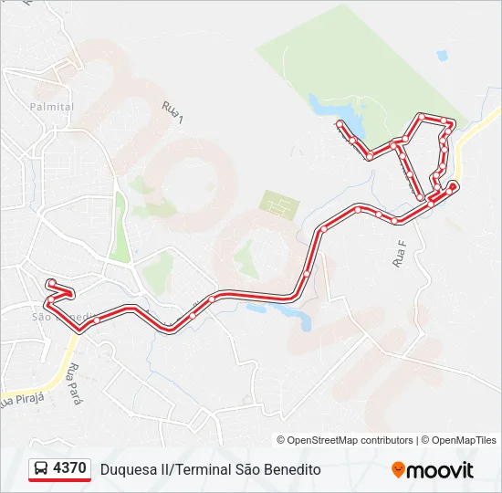 4370 Bus Line Map