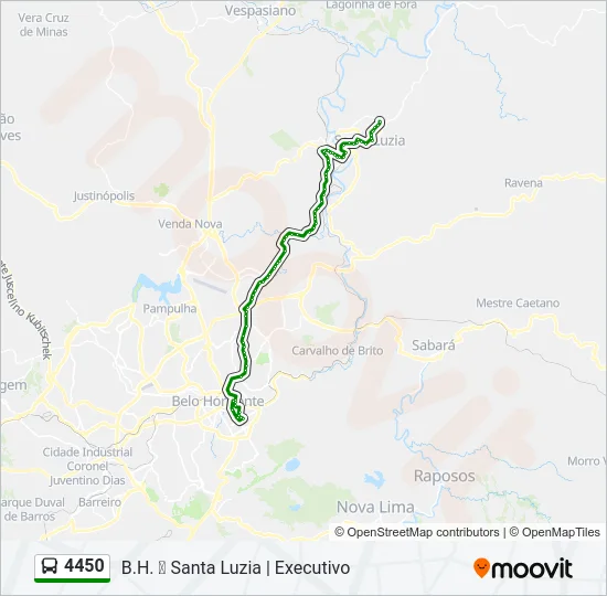 4450 Bus Line Map