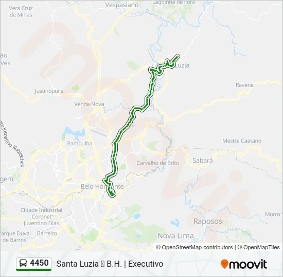 4450 Bus Line Map