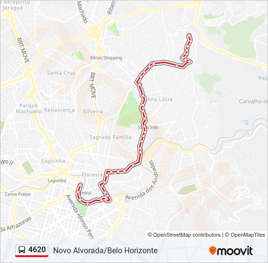 4620 bus Line Map