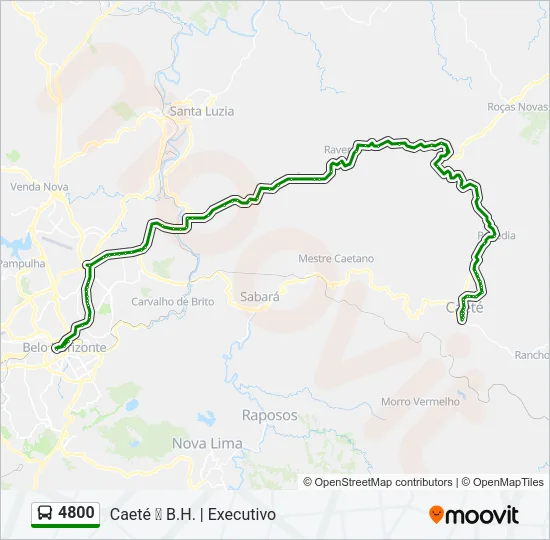 4800 Bus Line Map