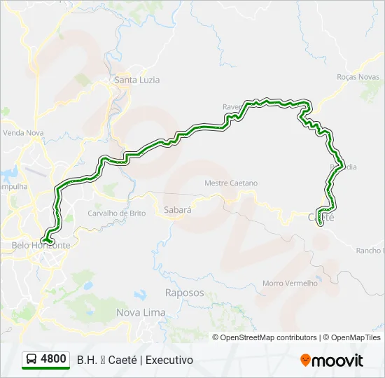 4800 Bus Line Map