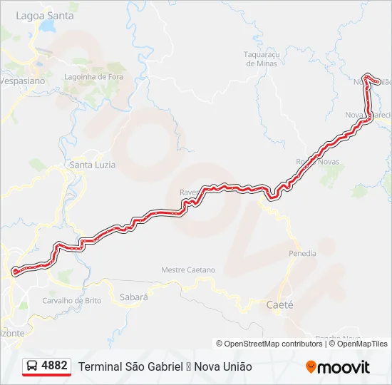 4882 Bus Line Map