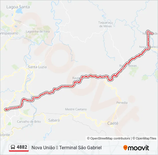 4882 Bus Line Map