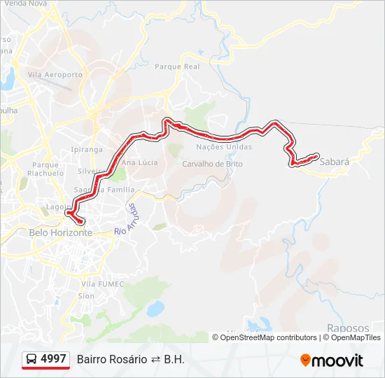 4997 Bus Line Map