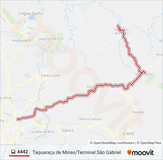 4442 Bus Line Map