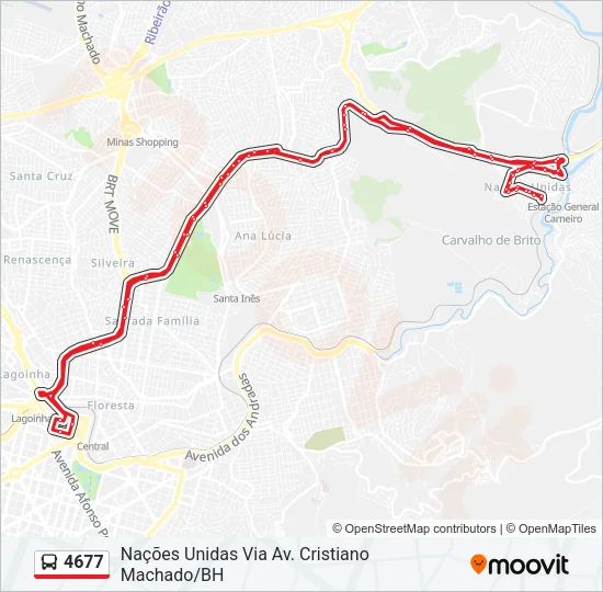 4677 Bus Line Map
