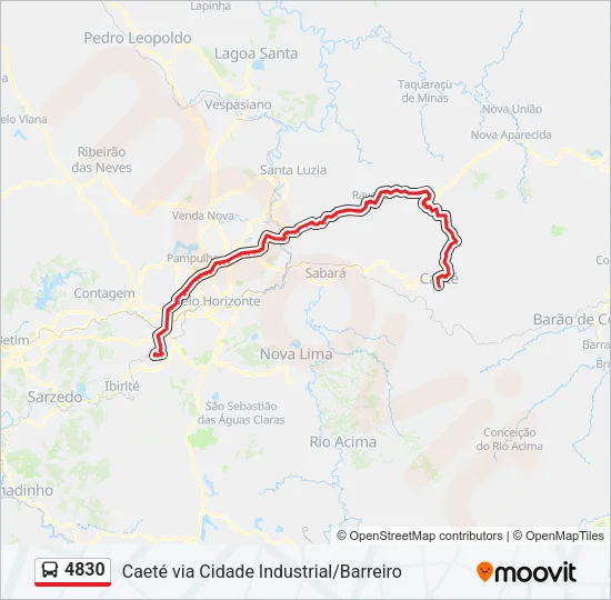 4830 Bus Line Map