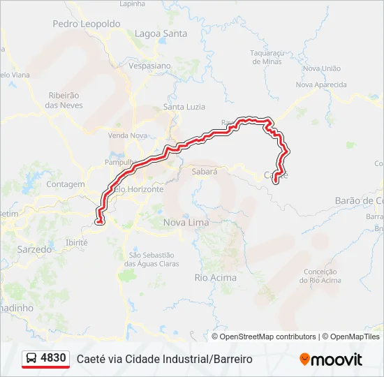 4830 Bus Line Map