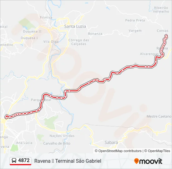4872 Bus Line Map