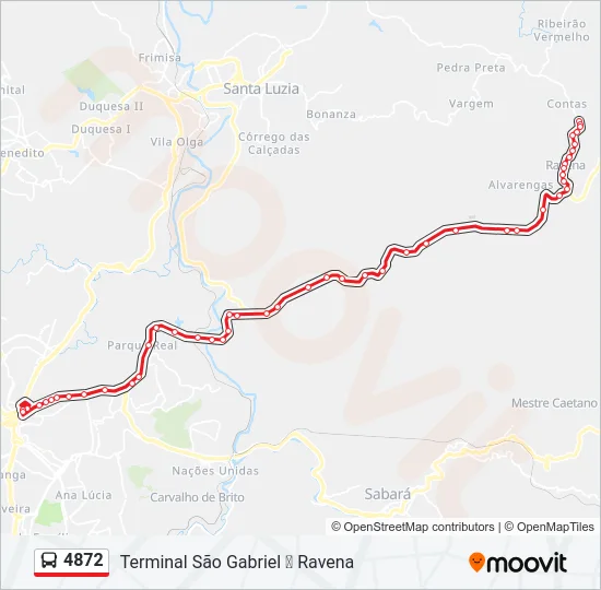 4872 Bus Line Map