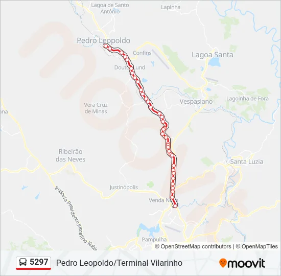 5297 Bus Line Map