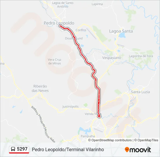 5297 Bus Line Map