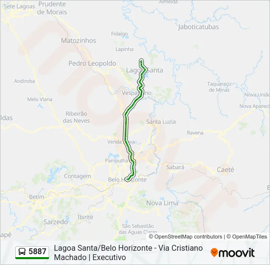 5887 Bus Line Map