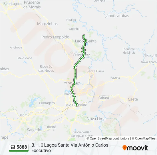 5888 Bus Line Map