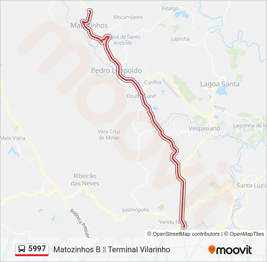 5997 Bus Line Map