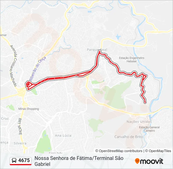 4675 Bus Line Map