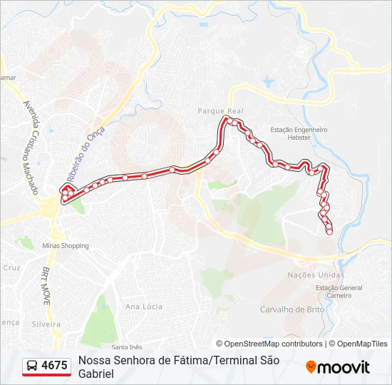 4675 Bus Line Map