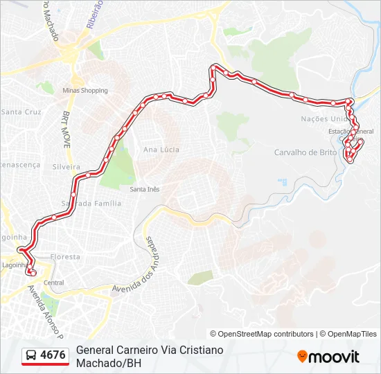 4676 Bus Line Map
