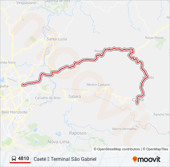 4810 bus Line Map