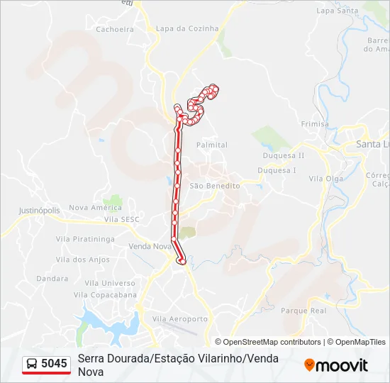 5045 Bus Line Map