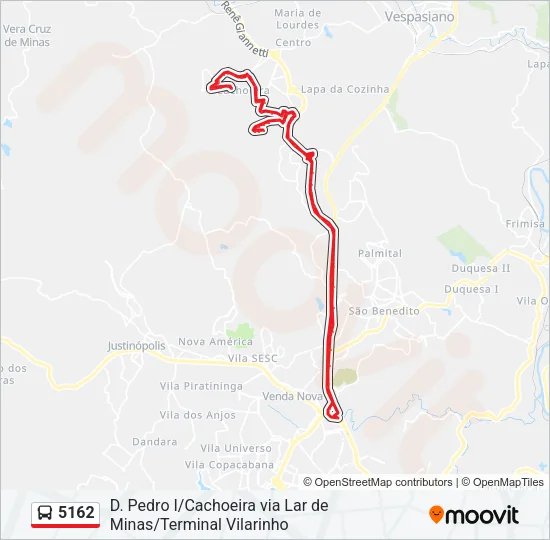 5162 Bus Line Map