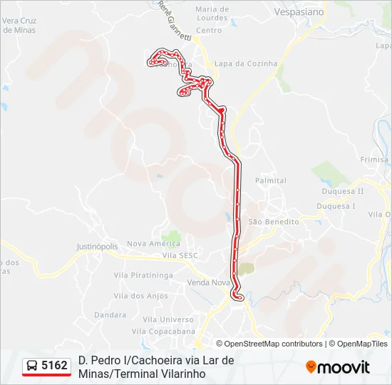 5162 Bus Line Map