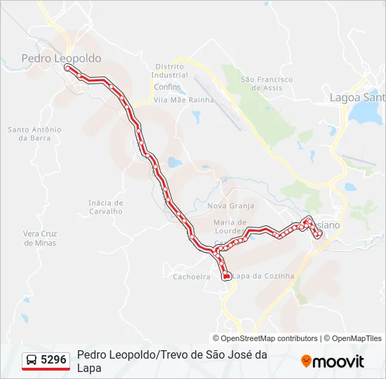5296 Bus Line Map