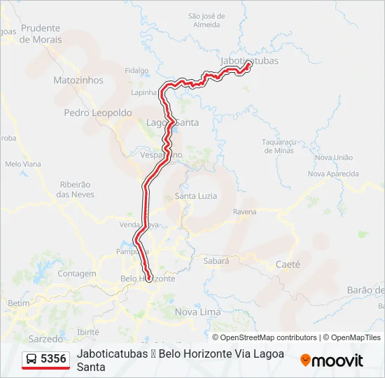 5356 Bus Line Map