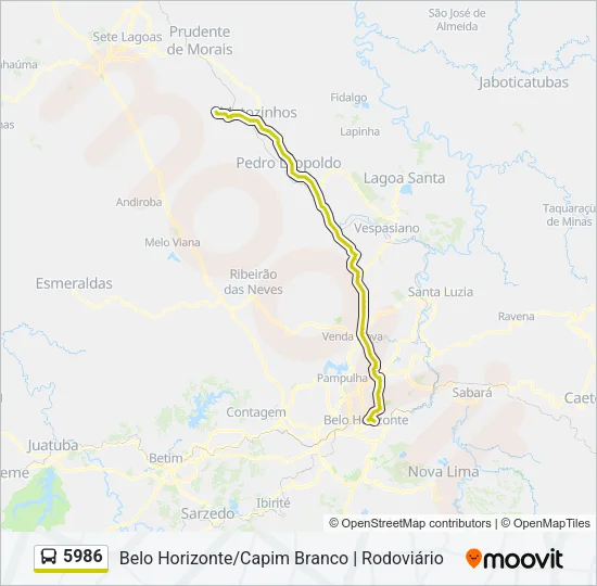 5986 Bus Line Map