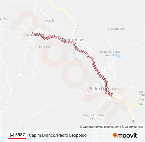 5987 Bus Line Map