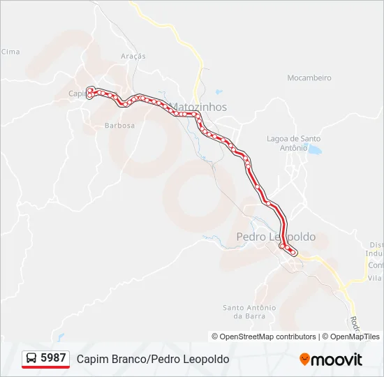 5987 Bus Line Map