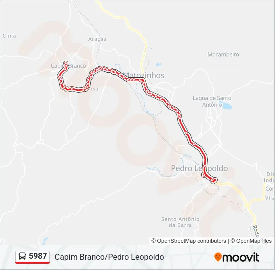 5987 Bus Line Map