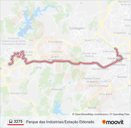3275 Bus Line Map